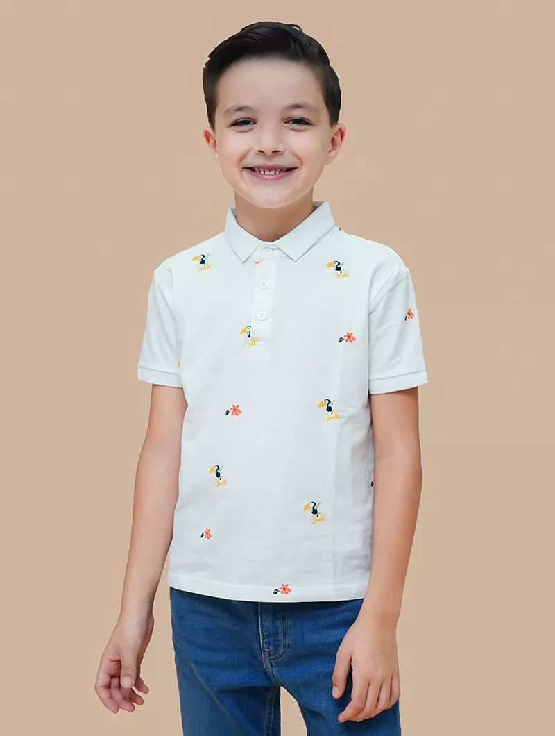 Polo imprimé
